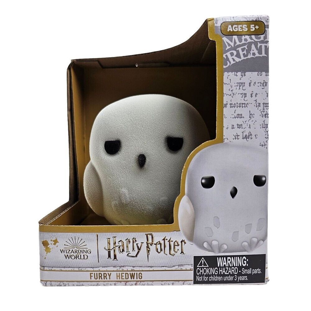 Harry Potter Wizarding World 4" Vinyl Furry Hedwig Collectible Figurine‎ NIB